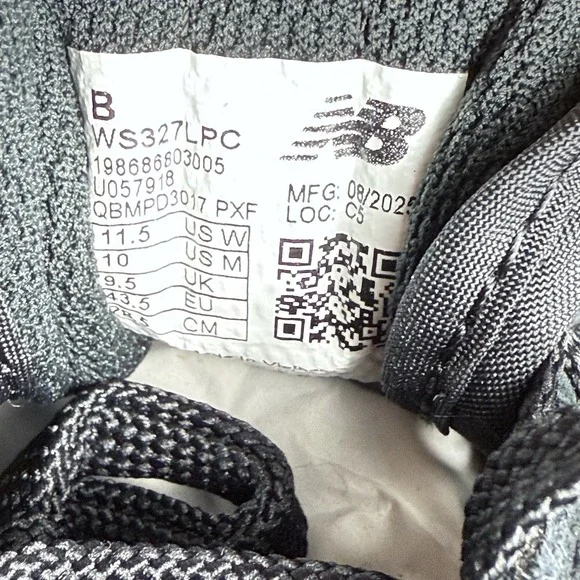 New Balance 327 Black Gum Leopard Cheetah Womens 11.5 Sneaker Animal Print Shoes - Picture 14 of 16